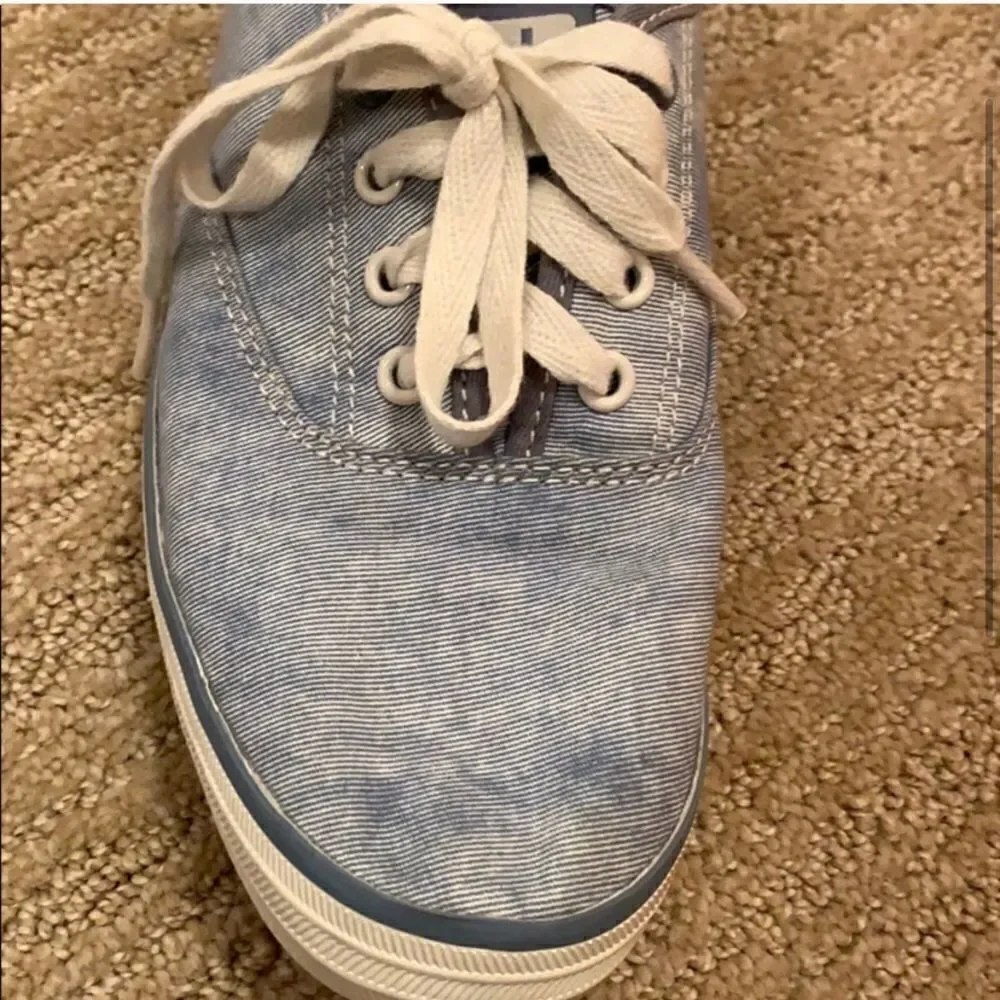 Keds Custom Blue Cloud design Everyday Sneaker Shoes ~size: 8~